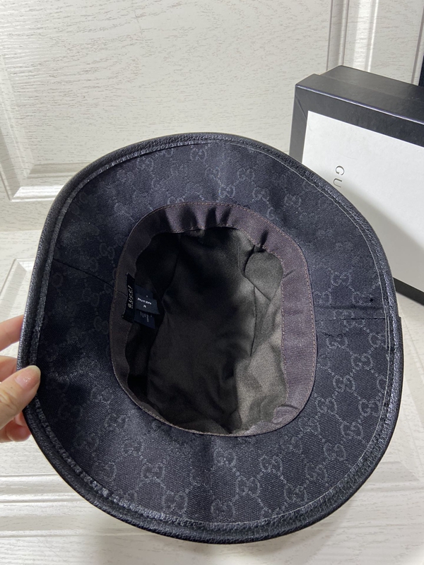 ブランド帽子角部分ディテール